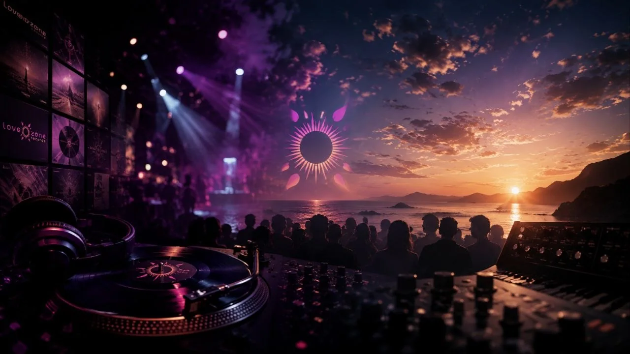 Lovezone Records — electronic music, vinyl and a sunset gathering